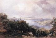 Conrad Martens Sydney Harbour Looking Towards the North End painting